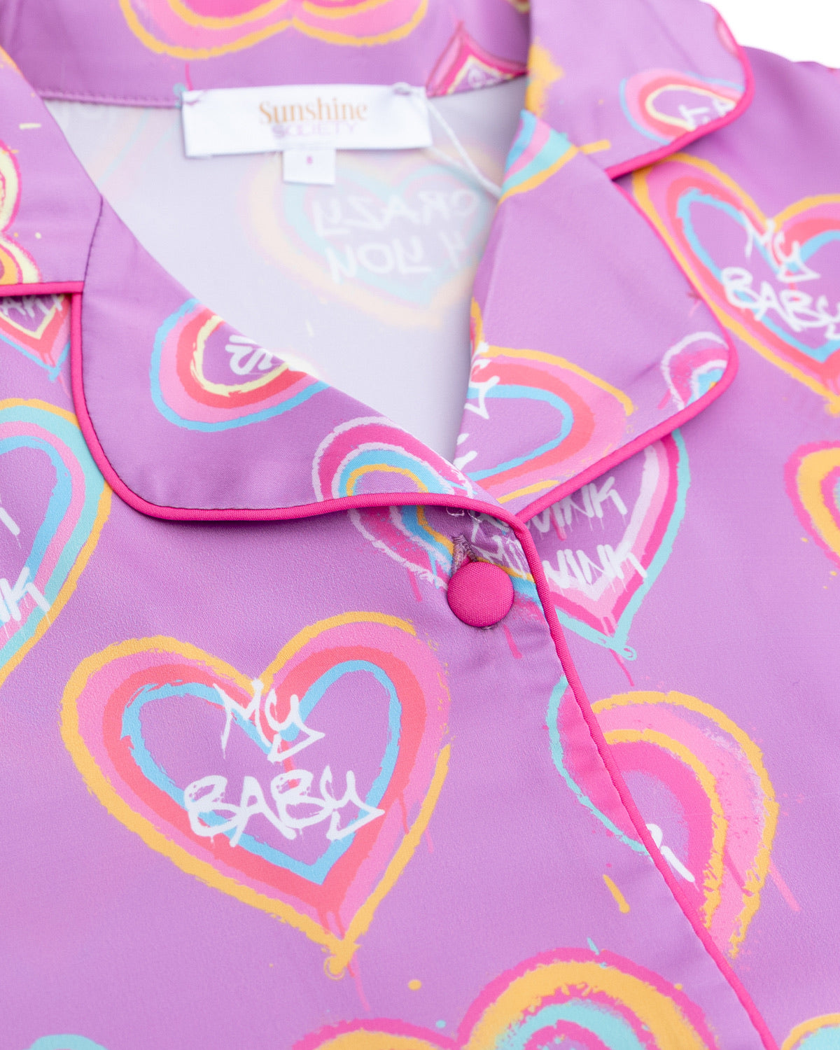 Kids Silky Crazy 4 You Short Sleeve Short Set