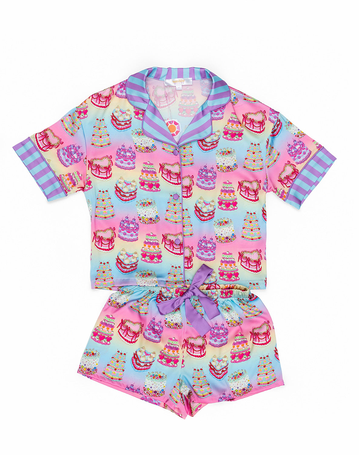 Its My Party Short Sleeve Short Set