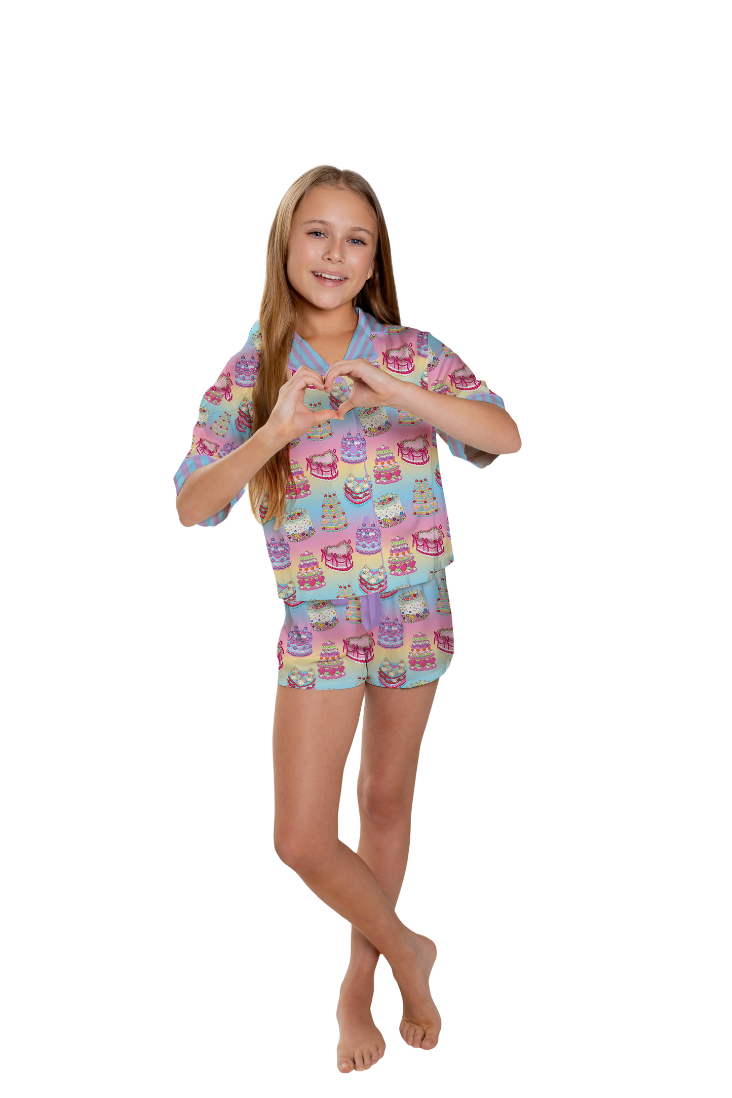 Kids Its My Party Short Sleeve Short Set