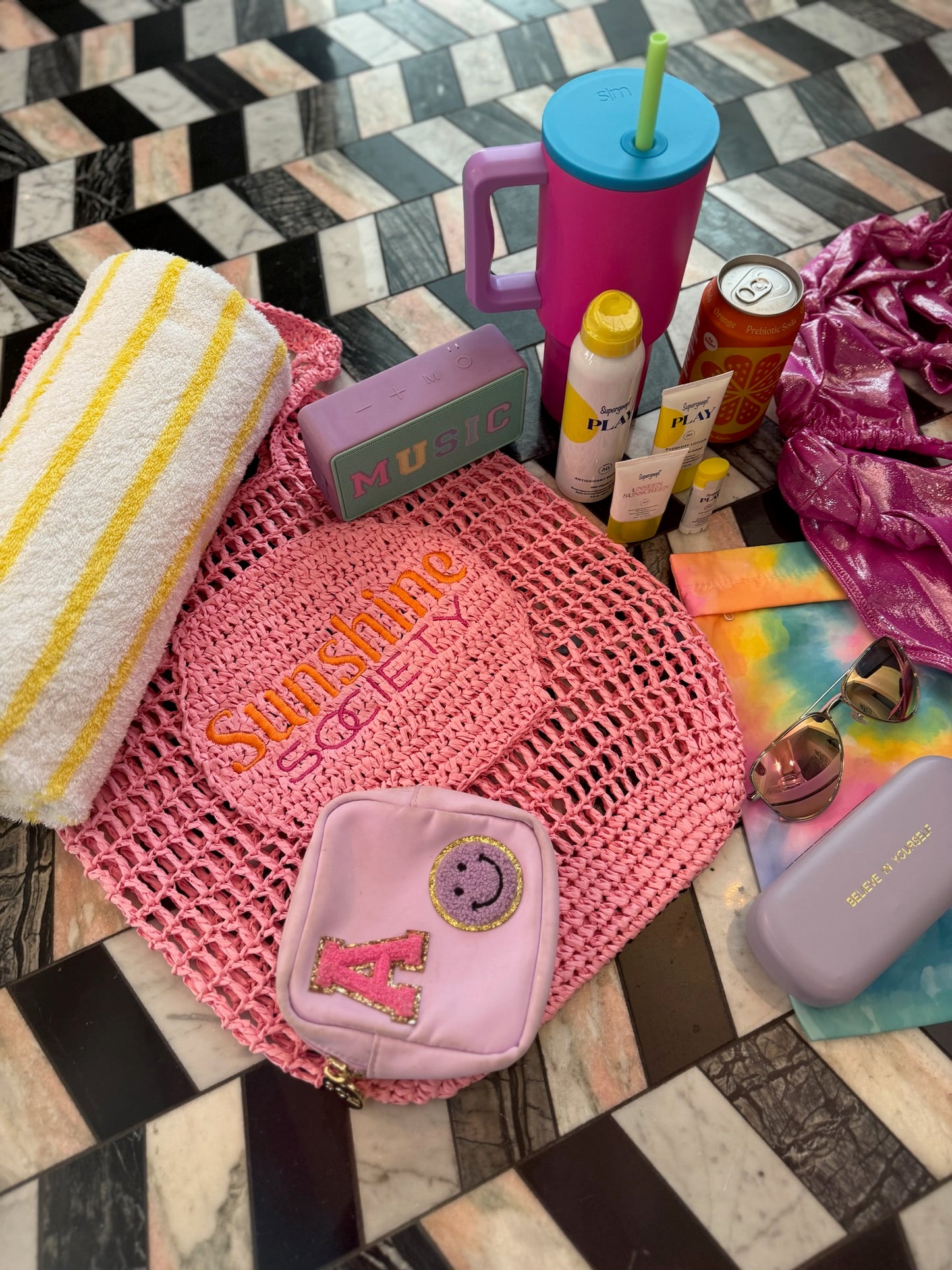Sunshine Society Crochet Tote