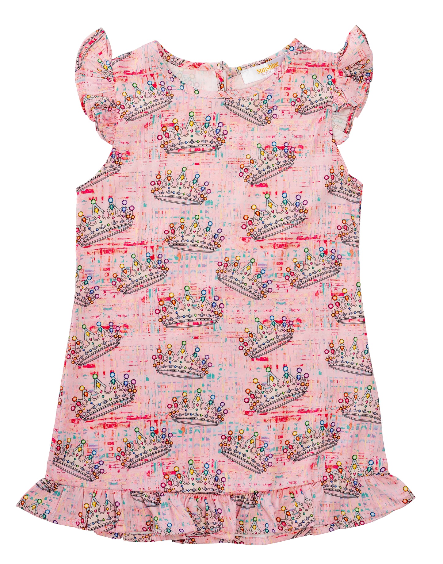 Kids Crown Jewel Silky Dress