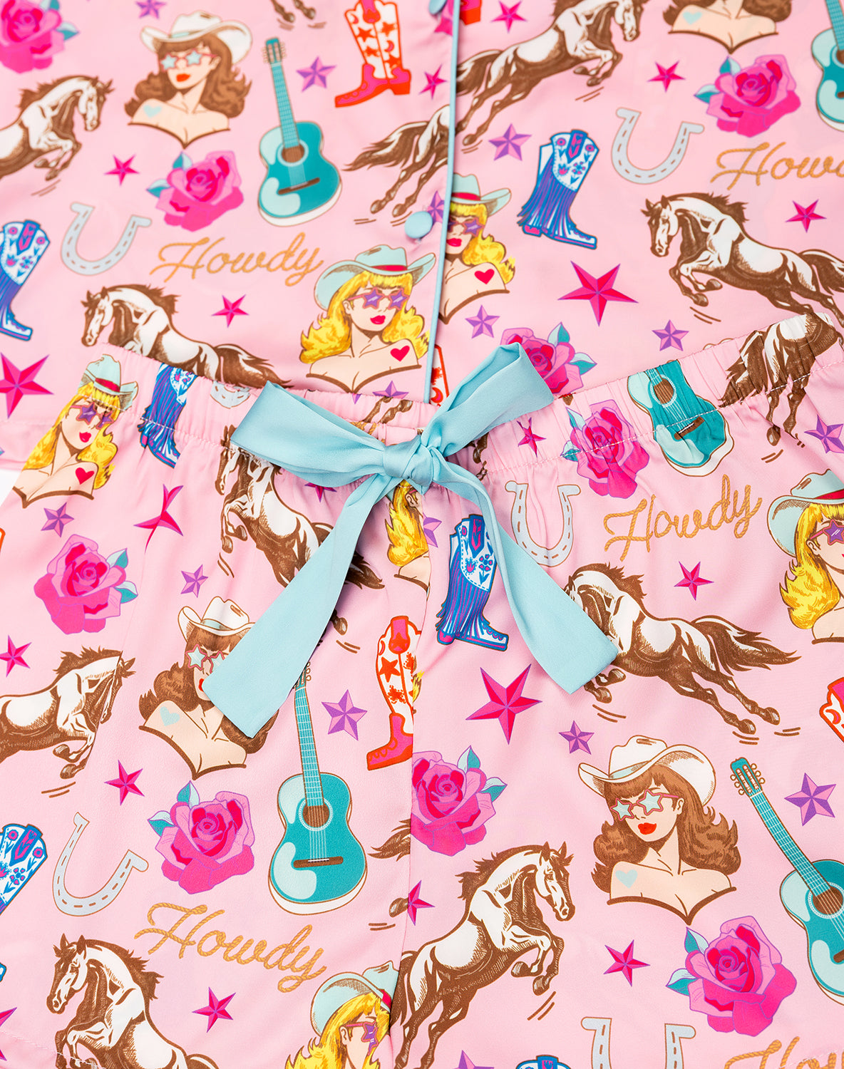 Kids Cowgirl Candy Silky Short Set