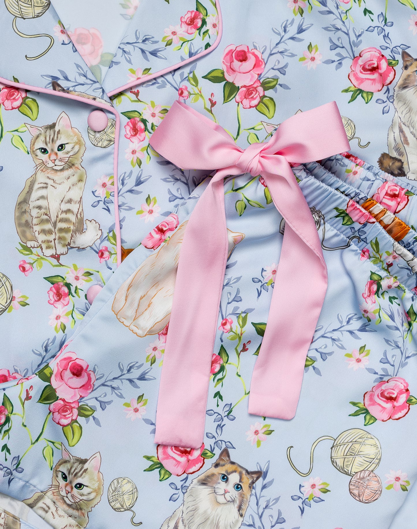 Kids House Cats Silky Set