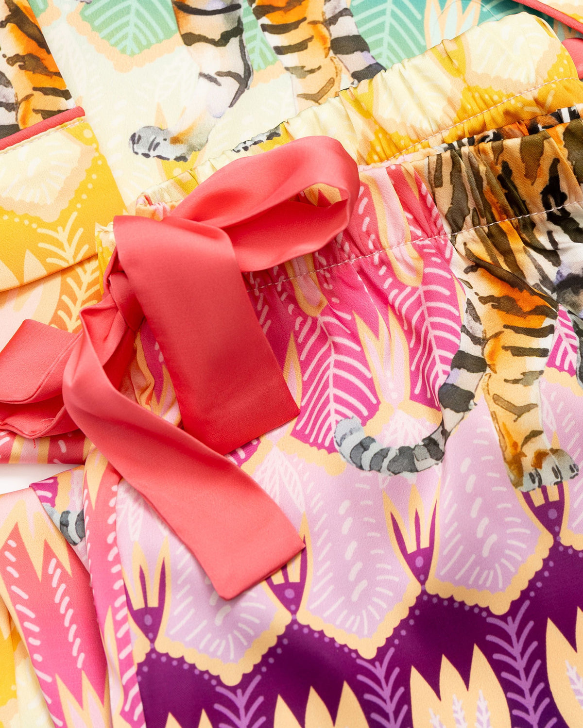 Tiger Royale Silky Pant Set