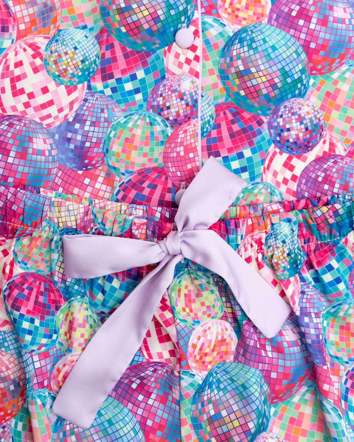 Disco Queen Silky 3/4 Shirt Set