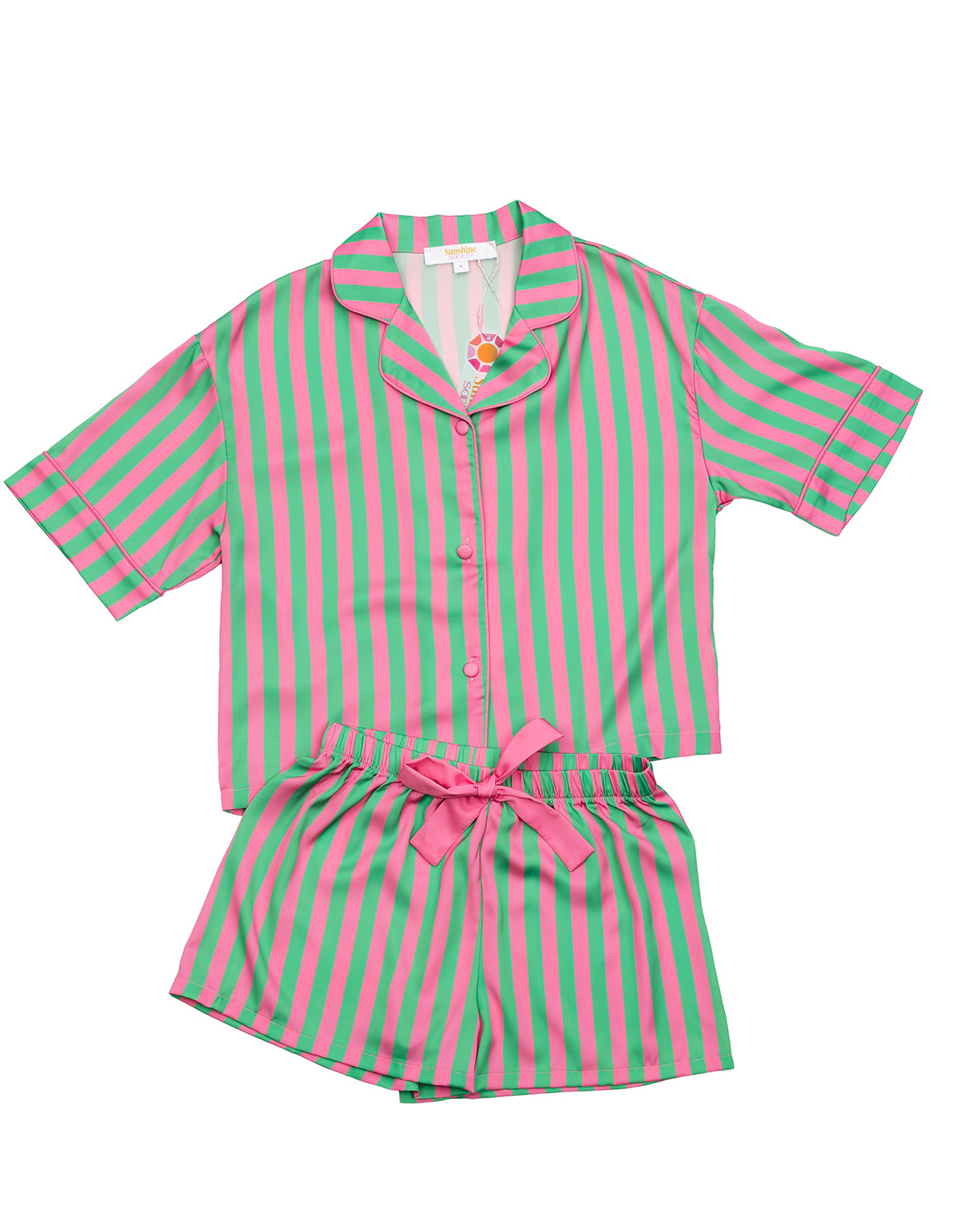 Kids Watermelon Silky Short Set