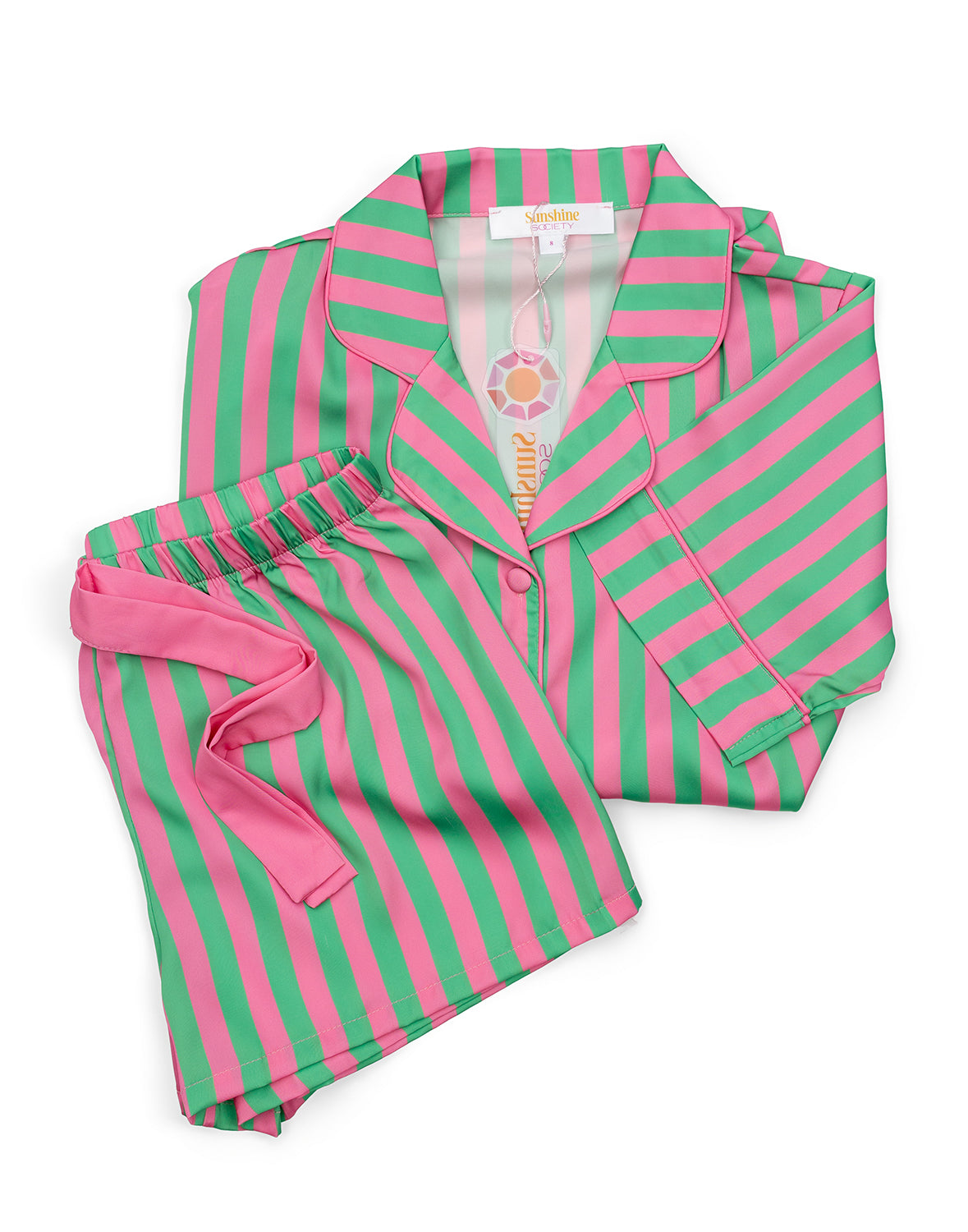 Kids Watermelon Silky Short Set