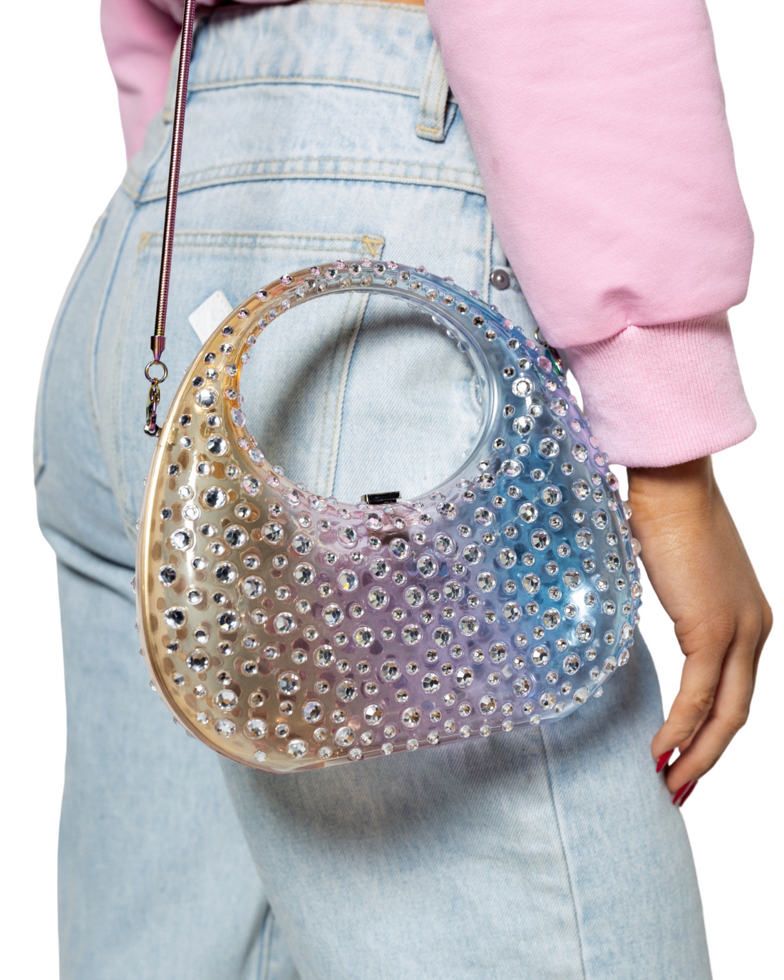 Ombre Rainbow Gem Purse