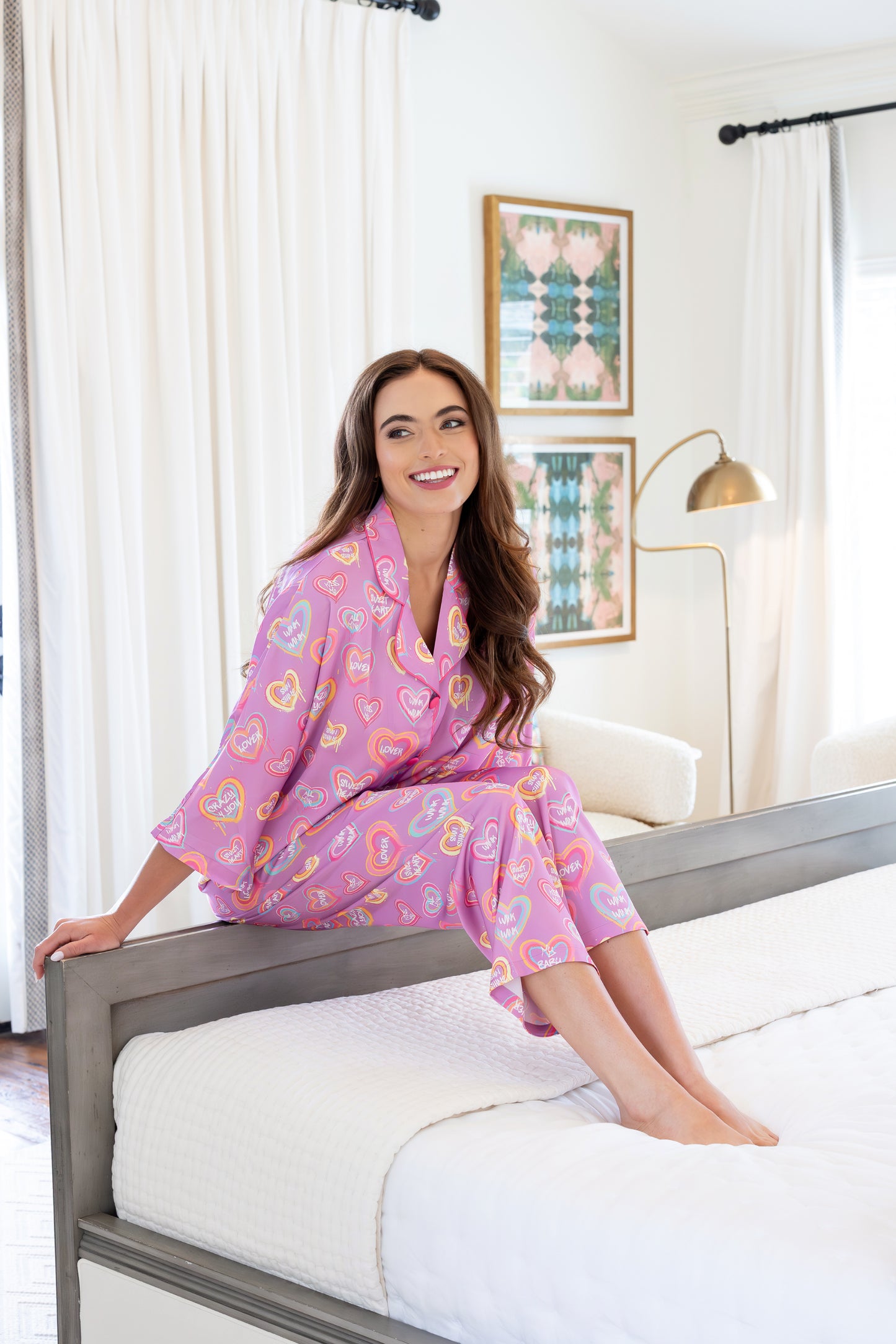 Silky Crazy 4 You 3/4 Sleeve Pant Set