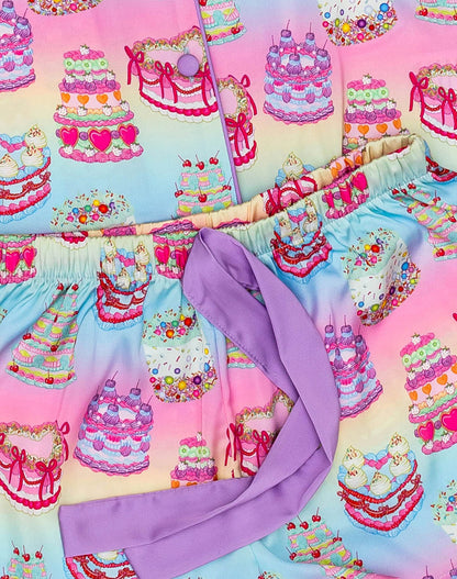 Its My Party Short Sleeve Short Set