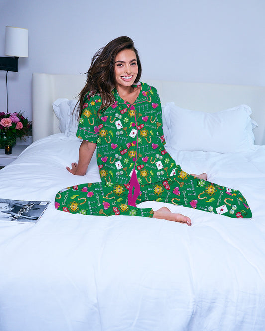 Silky Lucky Short Sleeve Pant