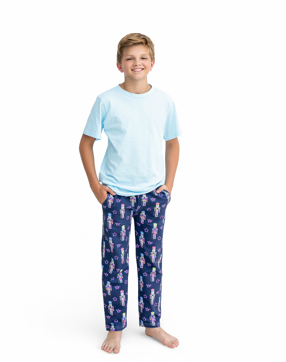 Boys Nutcracker Pant Set, Blue