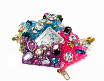 Crown Jewels Cardholder, Pink
