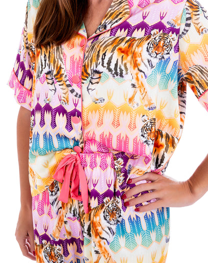 Tiger Royale Silky Pant Set