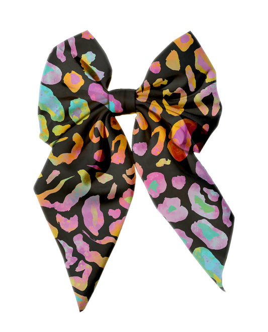 Hair Bow, Bright Animal