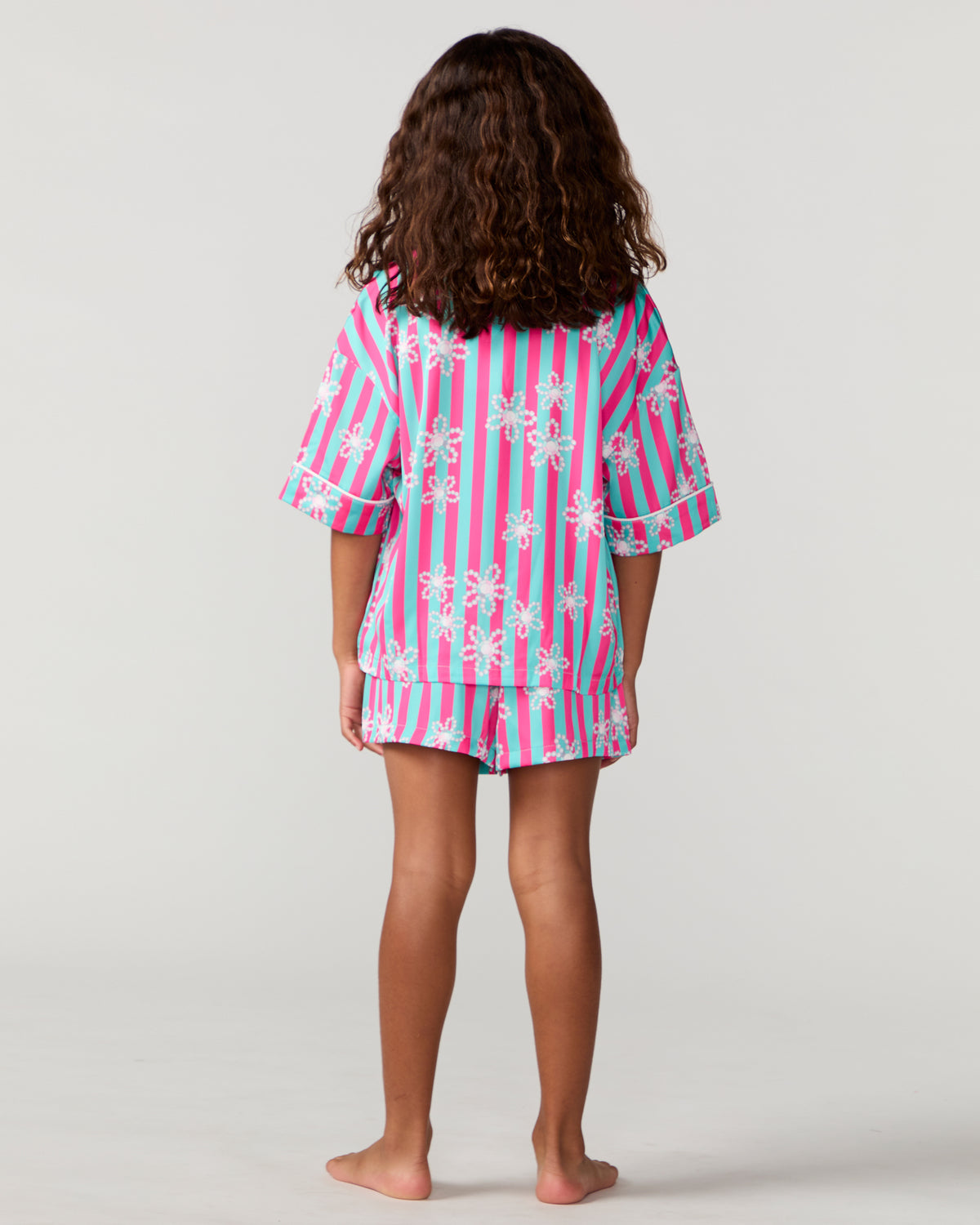 Kids Daisy Silky Short Set