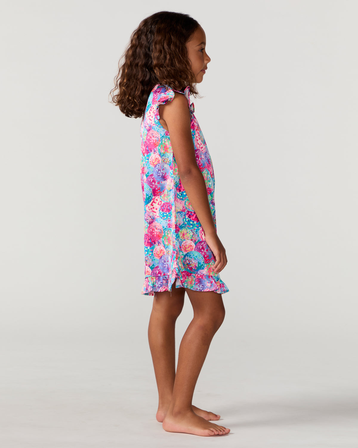 Kids Disco Queen Silky Dress