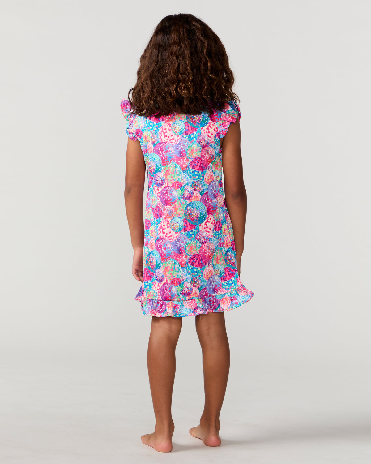 Kids Disco Queen Silky Dress