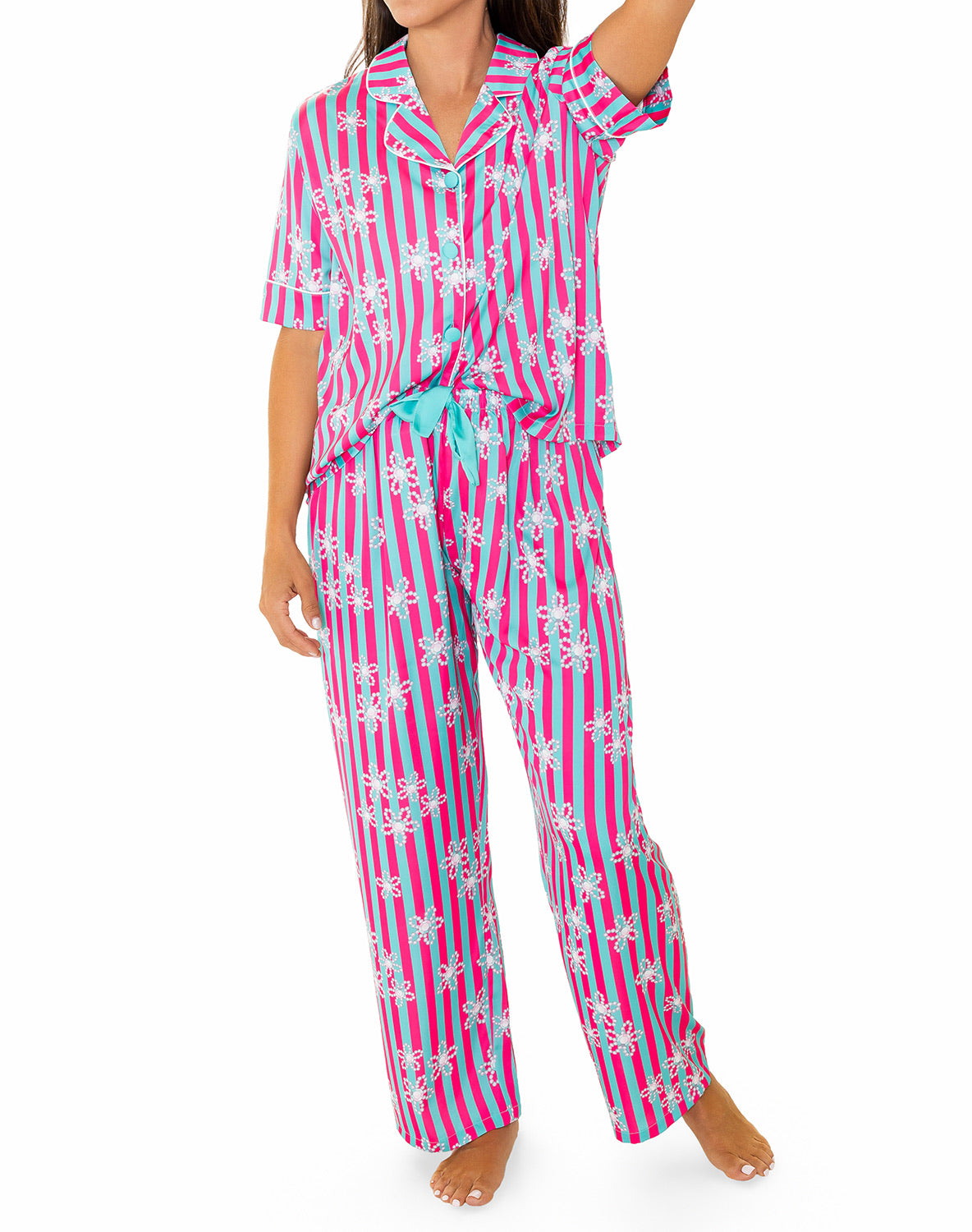 Daisy Silky Pant Set