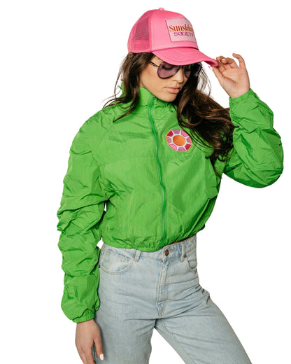 Grace Ann Nader in Sunshine Society Trucker Hat, Pink