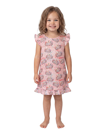 Kids Crown Jewel Silky Dress