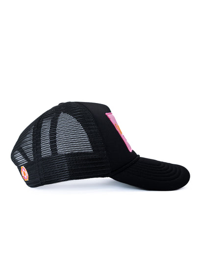 Sunshine Society Trucker Hat, Black