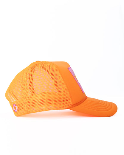 Sunshine Society Trucker Hat, Orange