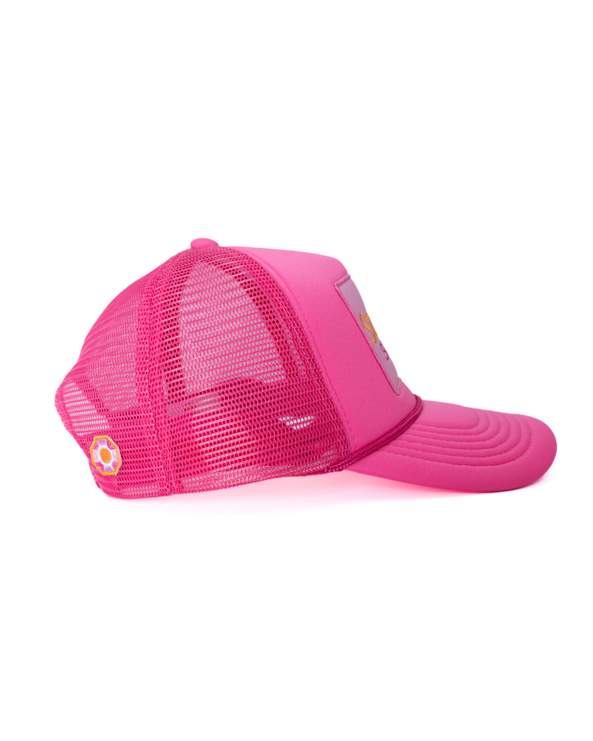 Sunshine Society Trucker Hat, Pink