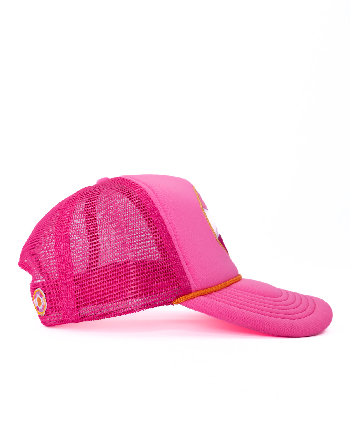 Kids Solitaire Trucker Hat, Pink