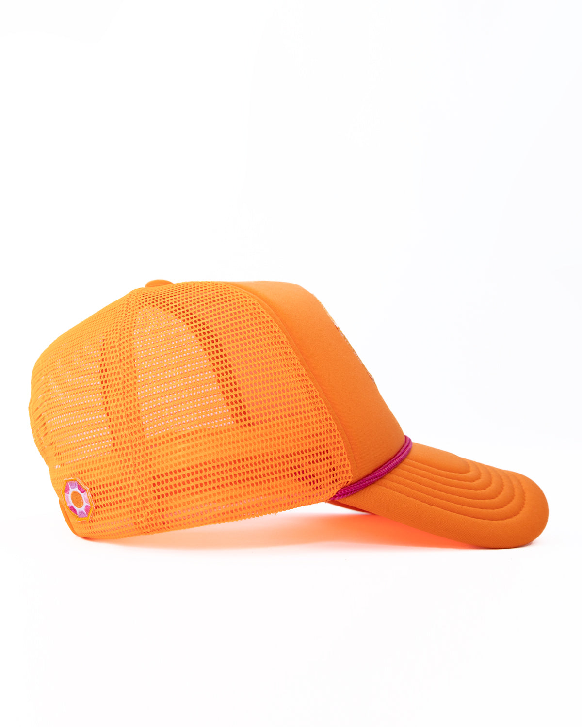 Solitaire Sun Trucker Hat, Orange
