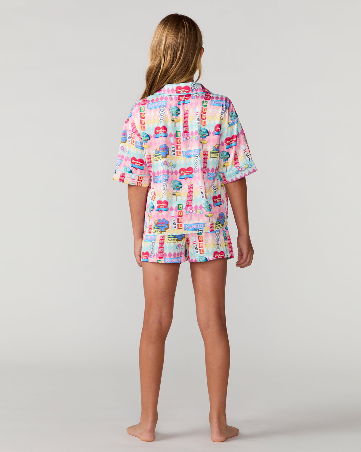 Kids Highway Holiday Silky Short Set