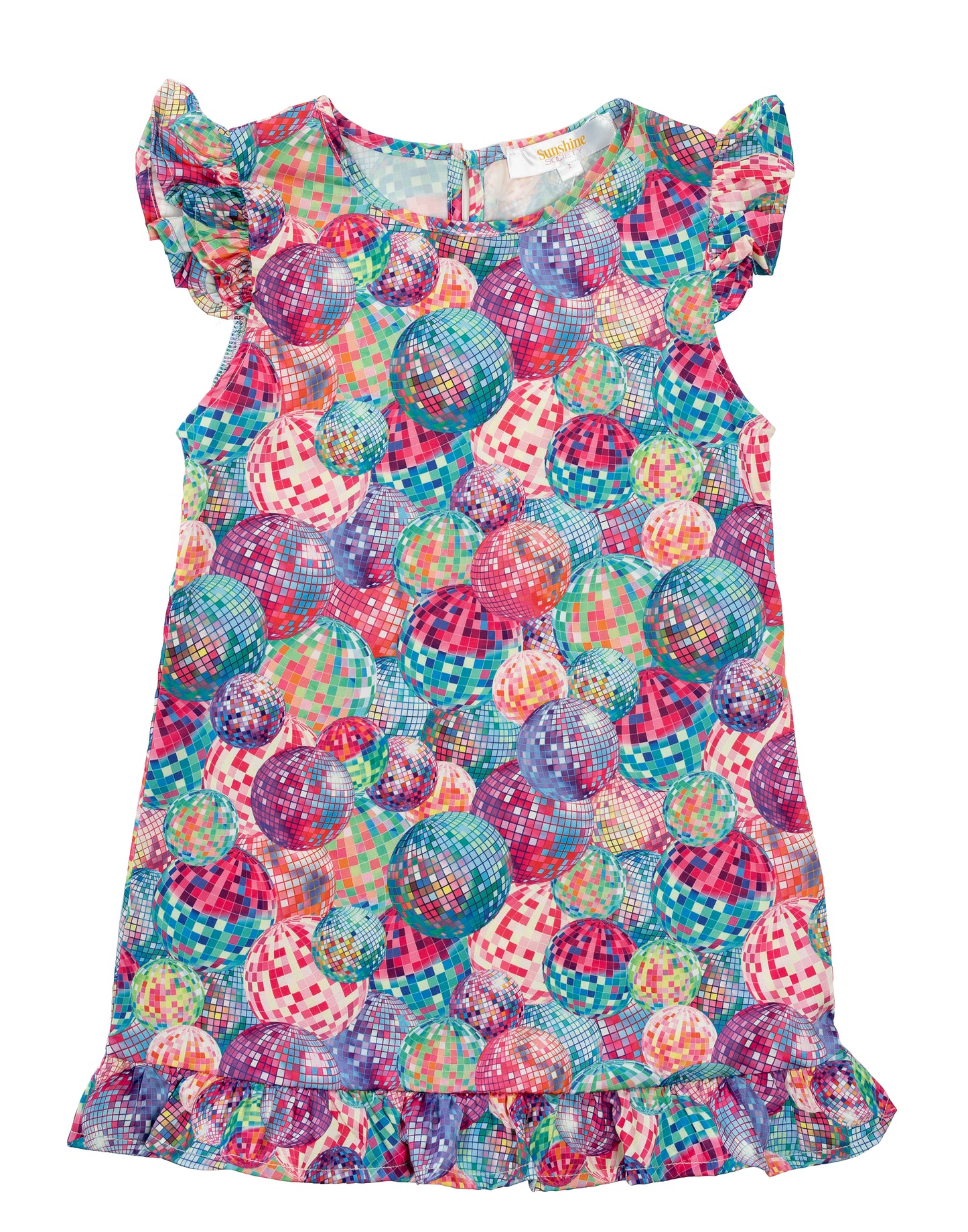 Kids Silky Disco Queen Silky Dress