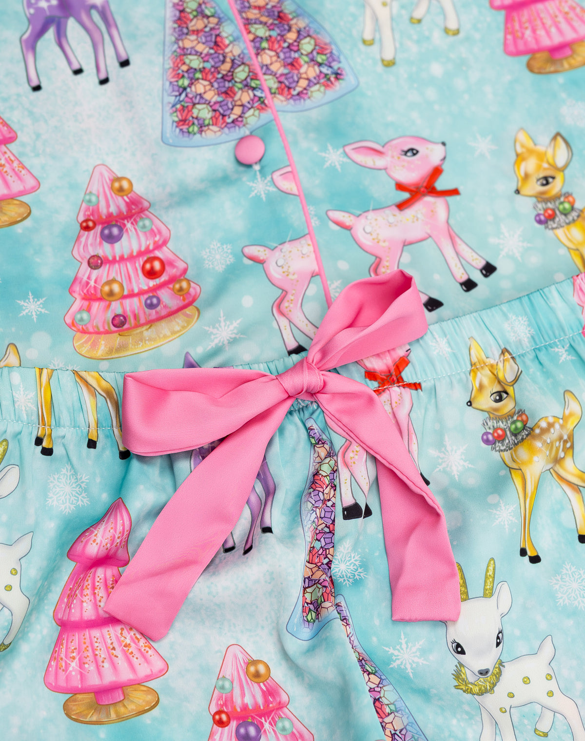 Prancer Silky Pant Set
