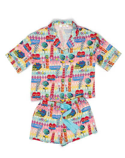 Kids Highway Holiday Silky Short Set