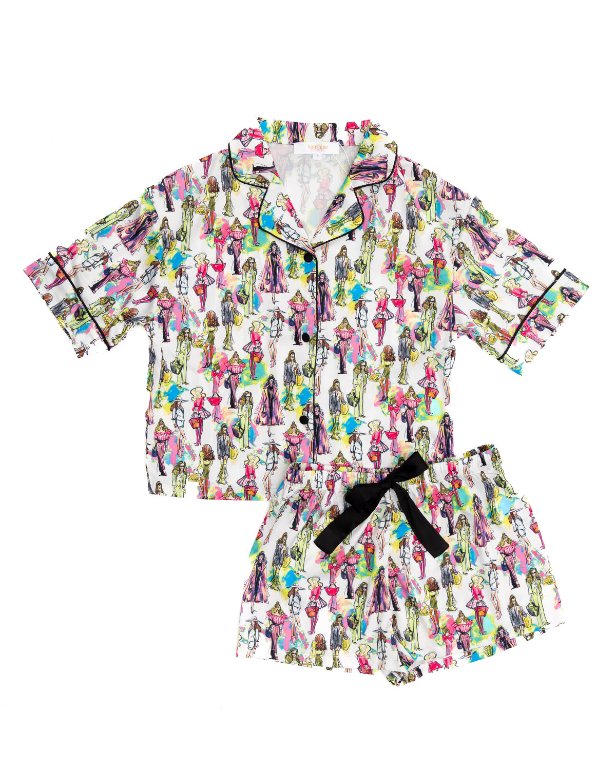 Kids Fashionista Silky Short Set