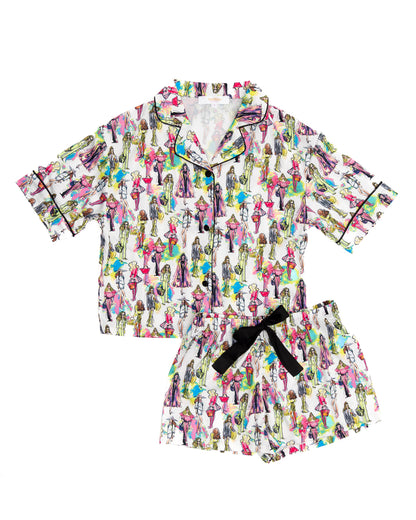 Kids Fashionista Silky Short Set
