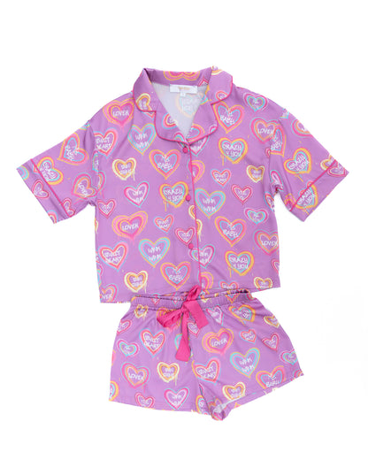 Kids Crazy 4 You Silky Short Set