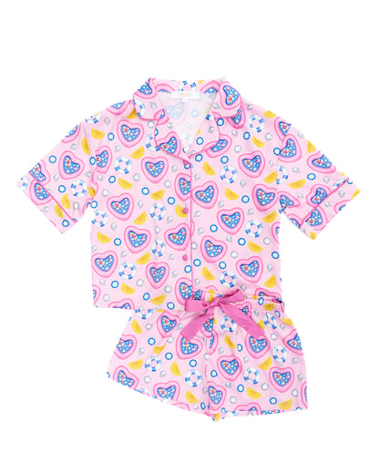Kids Pool Party Silky Short Set