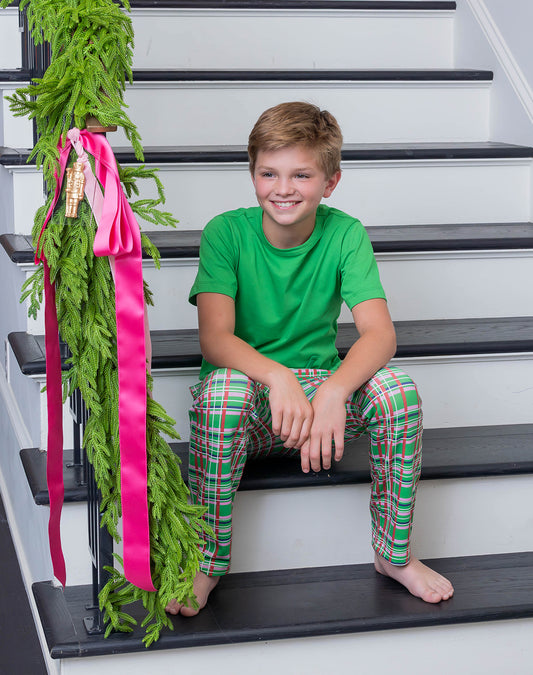 Boys Holiday Plaid Set
