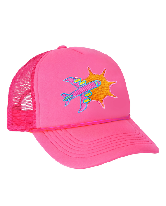 Jetsetter Trucker Hat, Pink