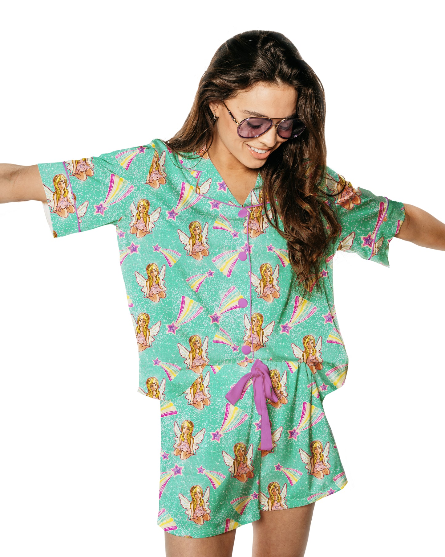 Silky Tink (Short Sleeve w/ Shorts)