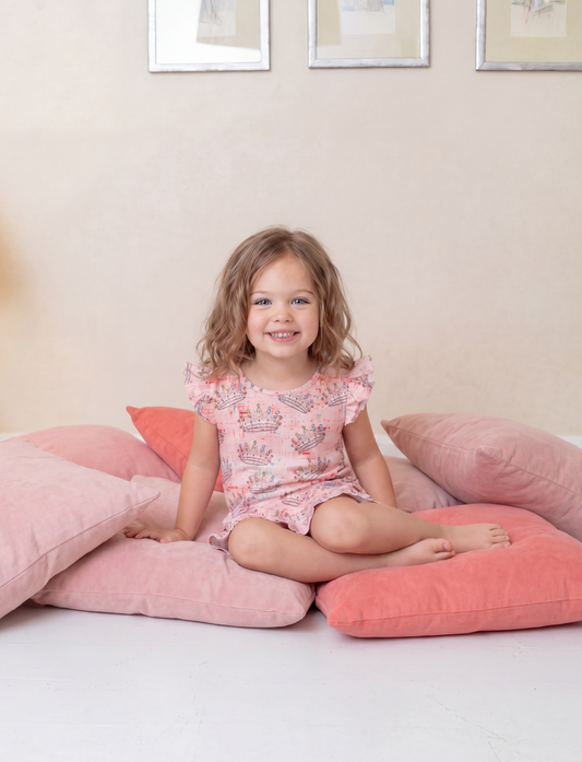 Kids Crown Jewel Silky Dress