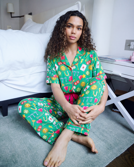 Lucky Silky Pant Set