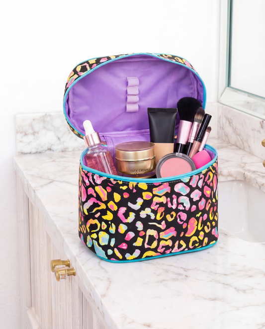 Toiletry Bag, Bright Animal