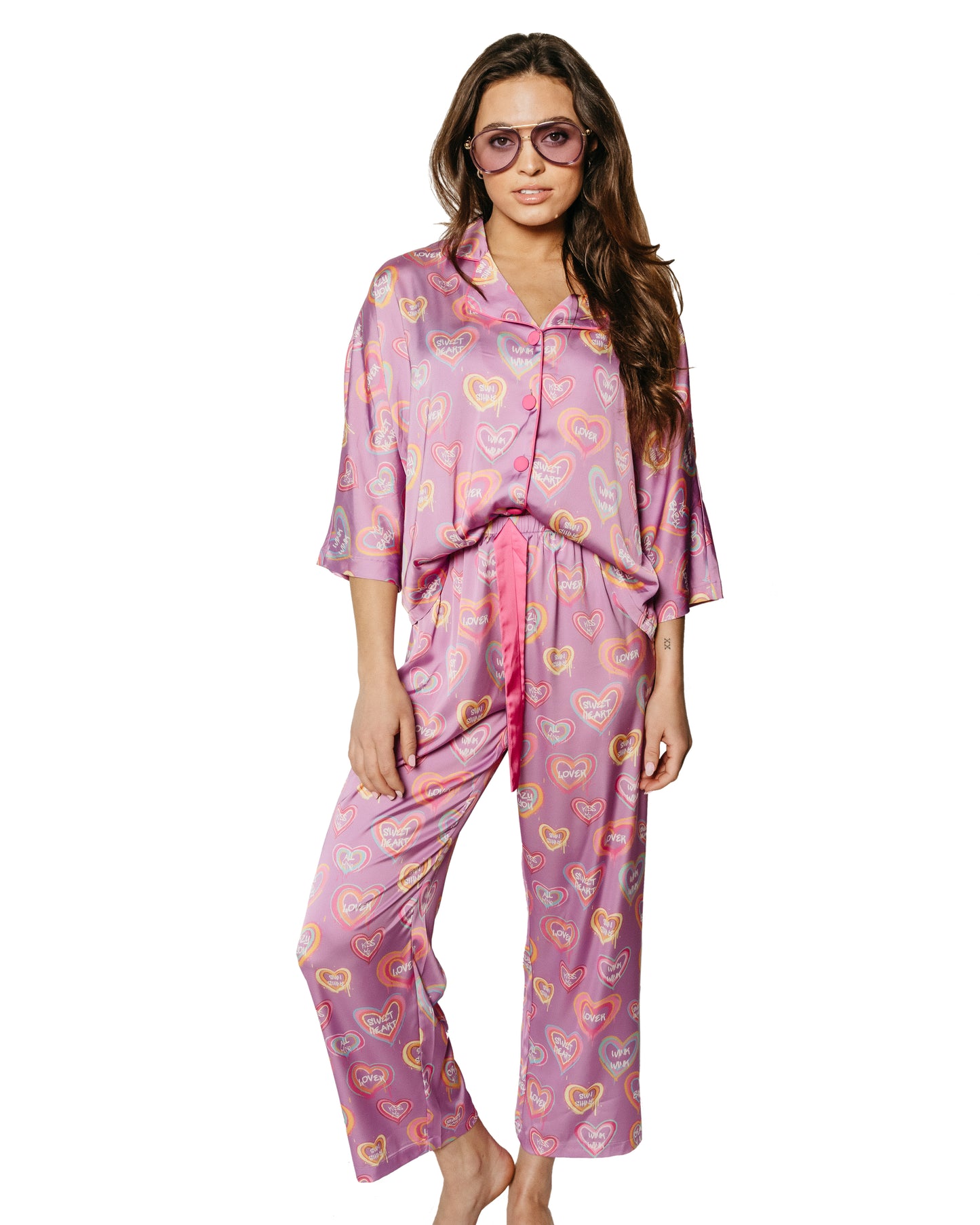 Silky Crazy 4 You 3/4 Sleeve Pant Set