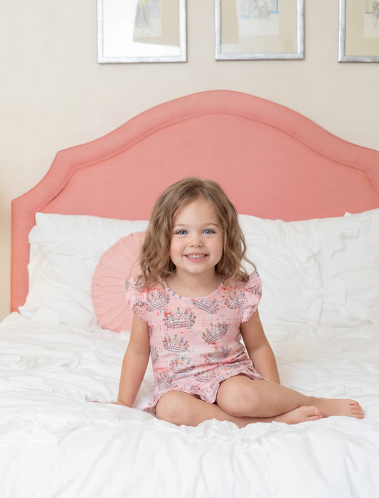 Kids Crown Jewel Silky Dress