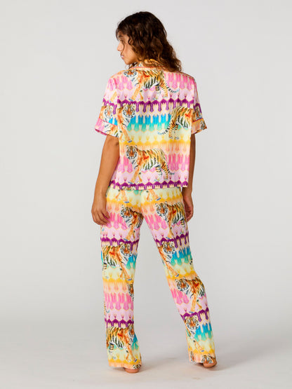Tiger Royale Silky Pant Set