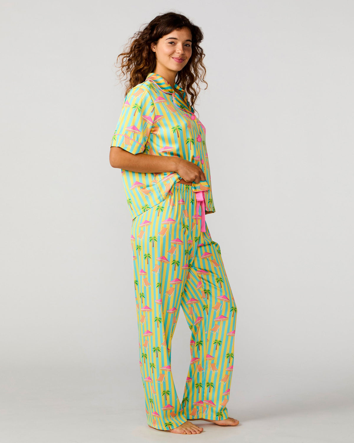 Cabana Club Silky Pant Set