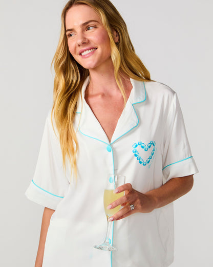 Love After All Silky Pant Set, Bride