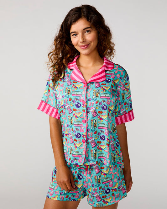90's Girl Silky Set